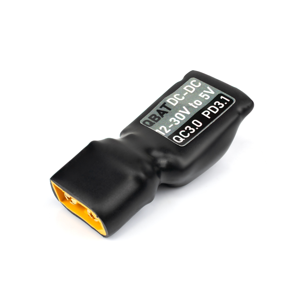 Понижающий преобразователь QBAT DC-DC c 12-30В XT60H-M на 5В Type-C QC4.0/PD3.0