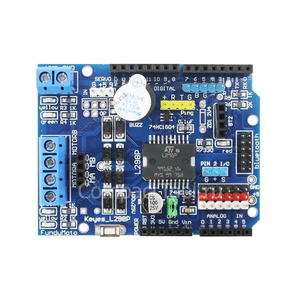 Драйвер L298P для Arduino