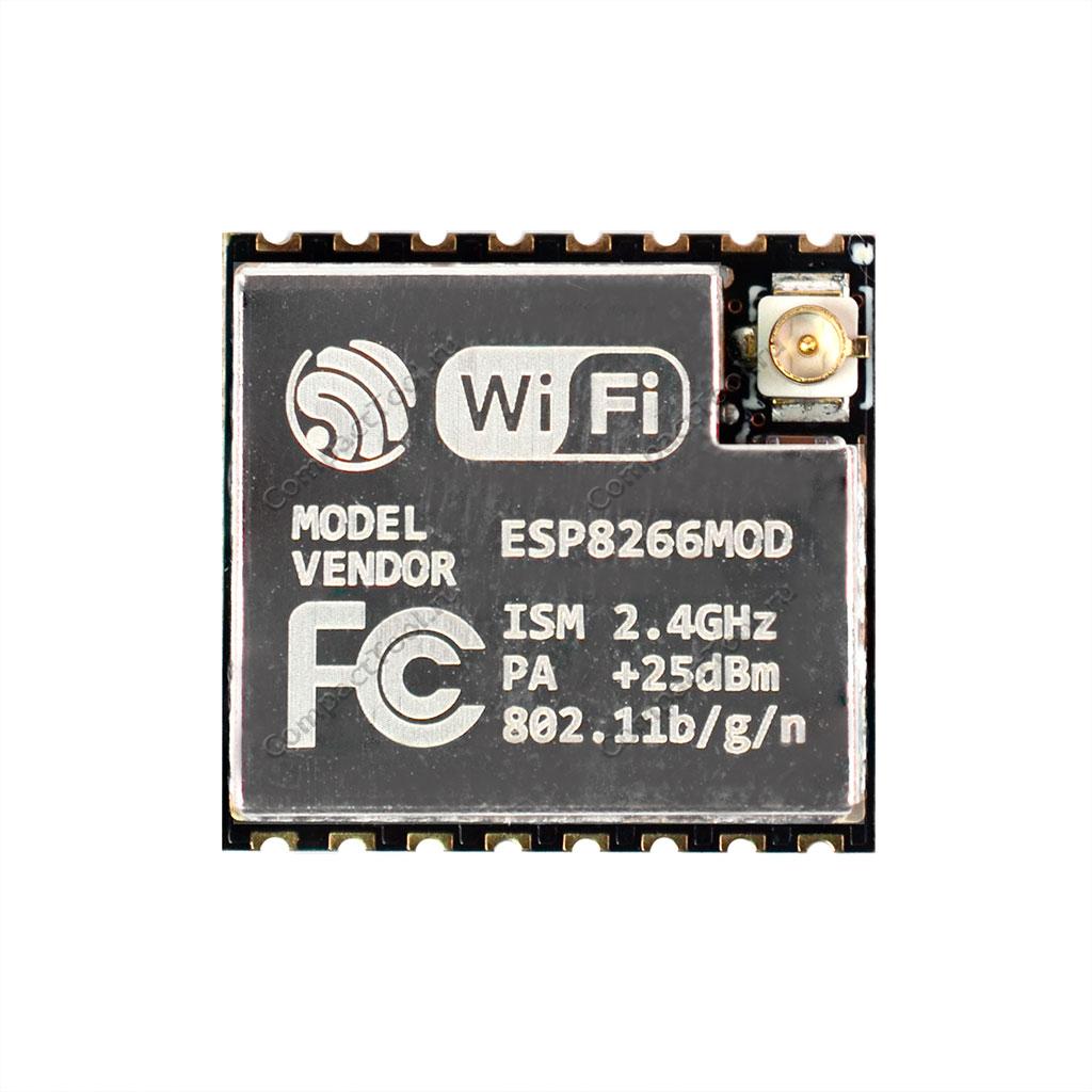 Модуль беспроводной связи WiFi ESP-07S чип ESP8266 купить оптом и в розницу в СompactTool с доставкой по Москве и России