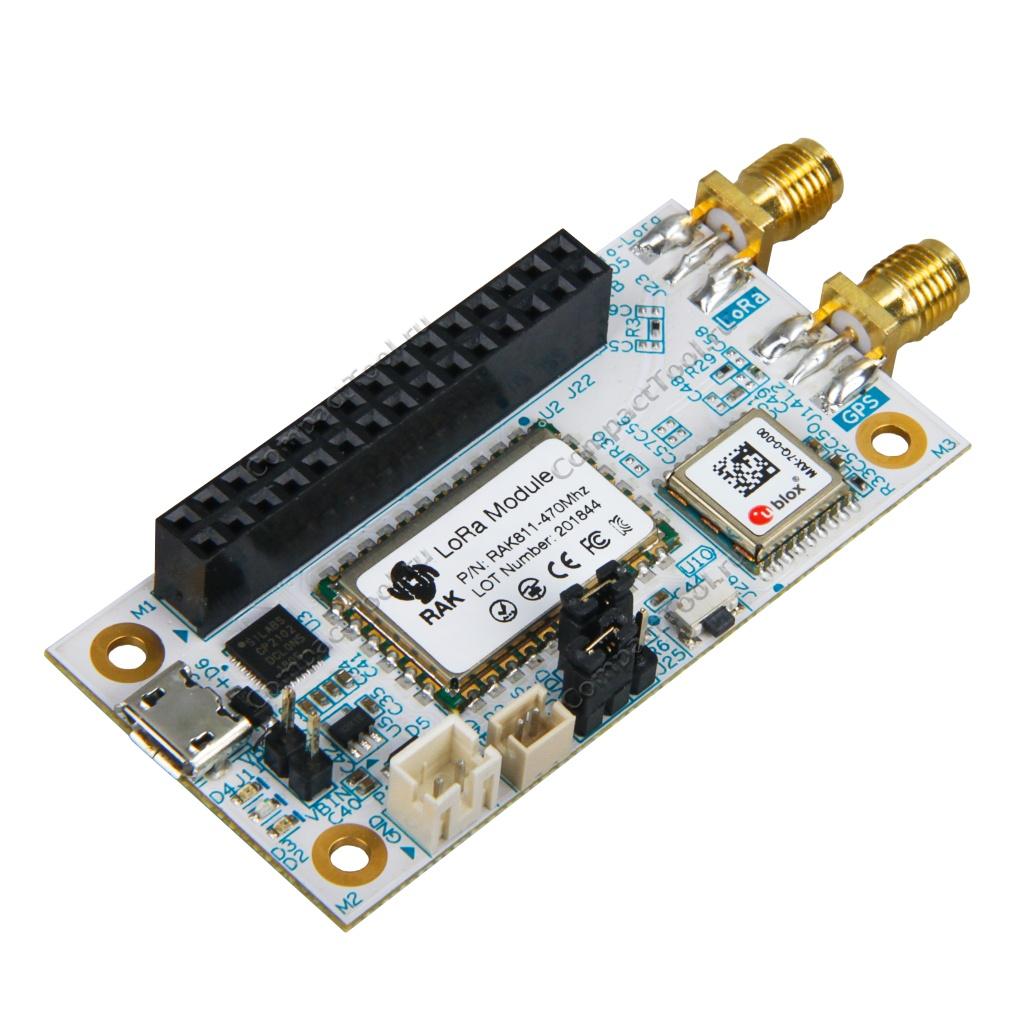 Плата разработчика RAK5205-13-R01, с поддержкой LoRa диапазона EU868 и GPS