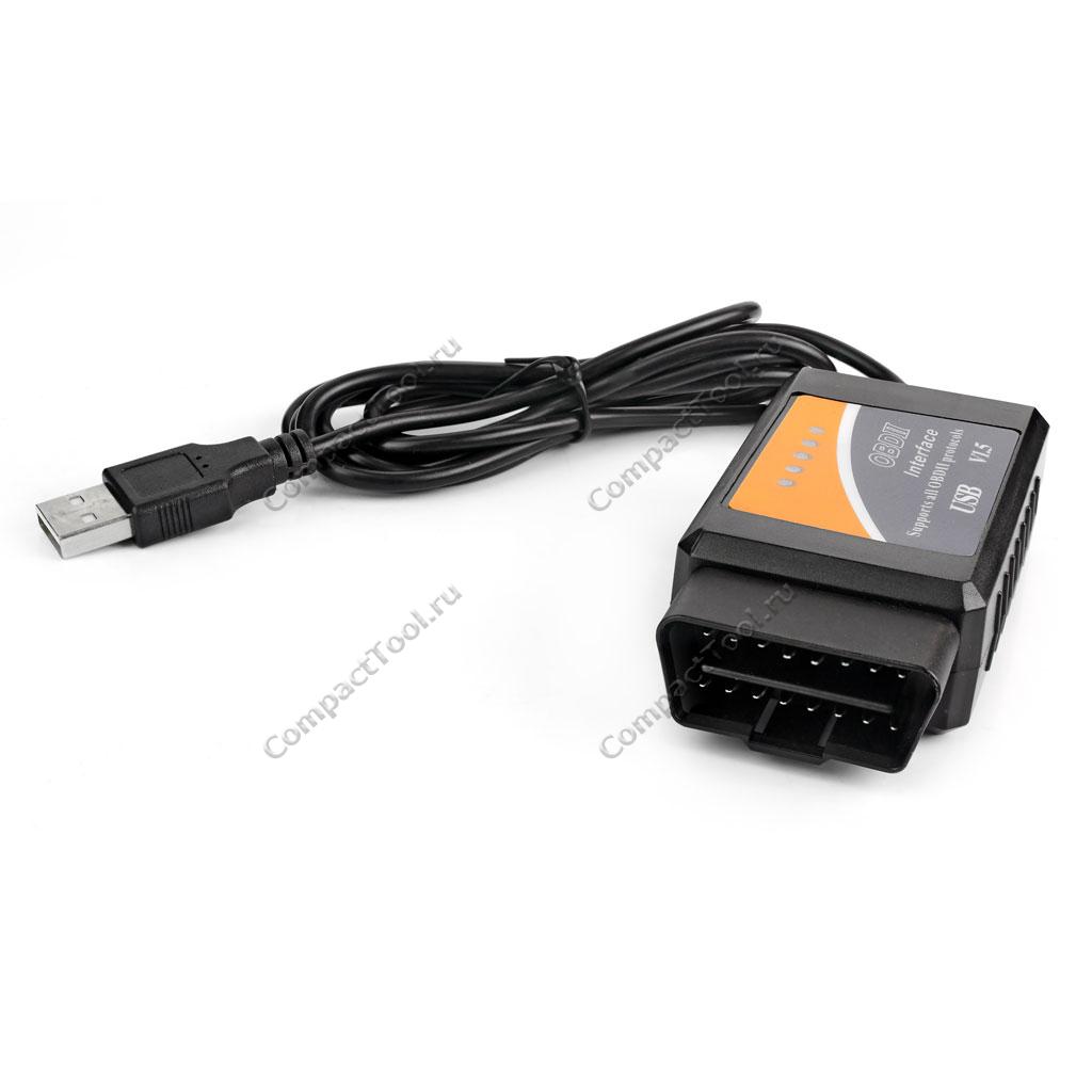 Адаптер диагностический OBD II ELM327 на USB