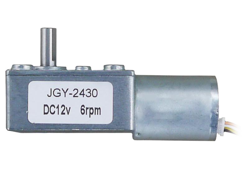 Мотор с редуктором и энкодером JGY-2430 12В 1:972 6 об/мин