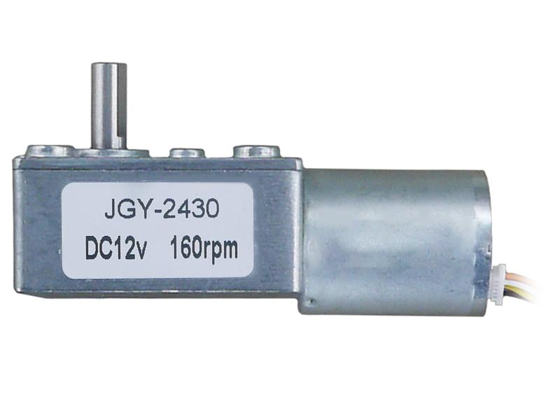 Мотор с редуктором и энкодером JGY-2430 12В 1:37.3 160 об/мин