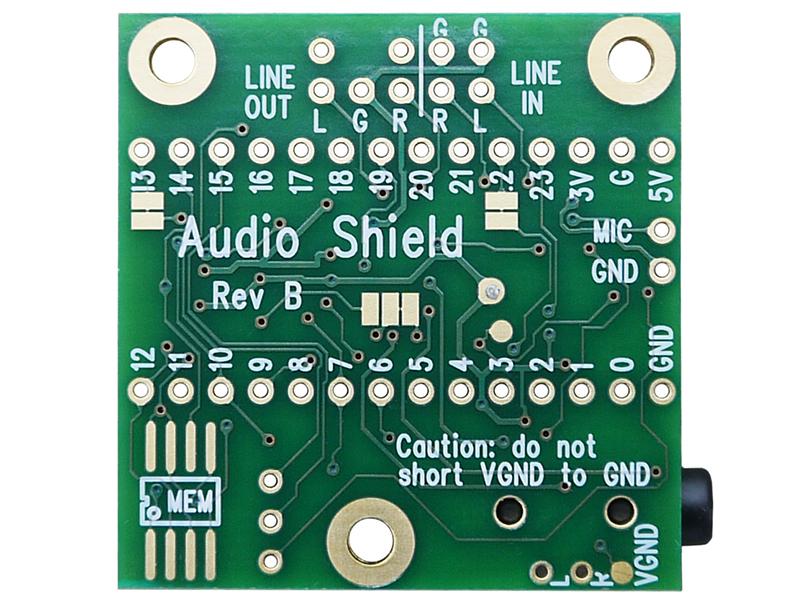 Звуковая плата Teensy Audio Shield Board модель B
