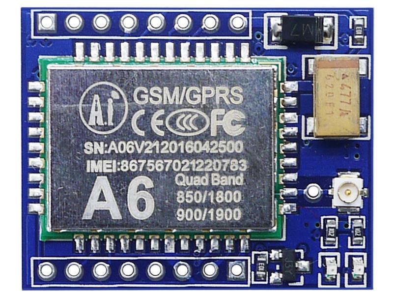 GSM/GPRS модуль c СИМ-картой и антенной SIM800L