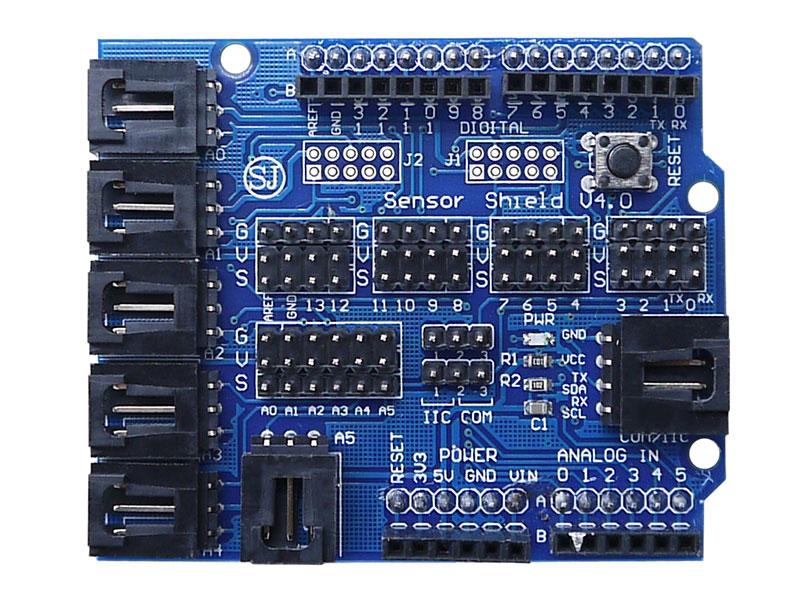 Купить sensor shield V4 для Arduino в Москве - цены, примеры, описание, доставка в ╦ CompactTool