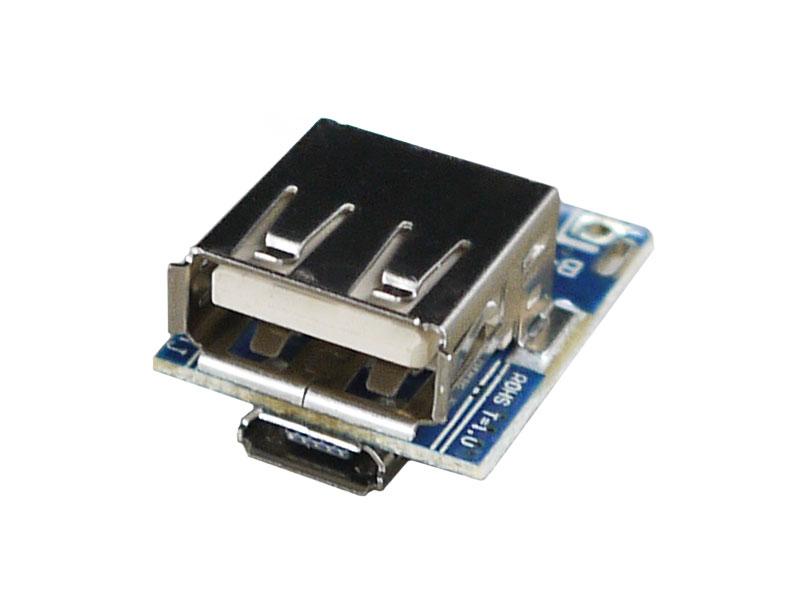 Модуль PowerBank миниатюрный USB/MicroUSB 5В 0.8А