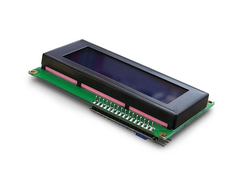Дисплей символьный LCD2004 с синей подсветкой со встроенным модулем I2C