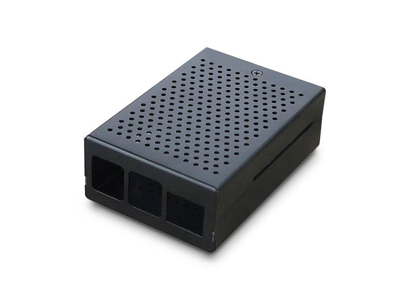 Алюминиевый корпус для Raspberry Pi4 с вентилятором, черный