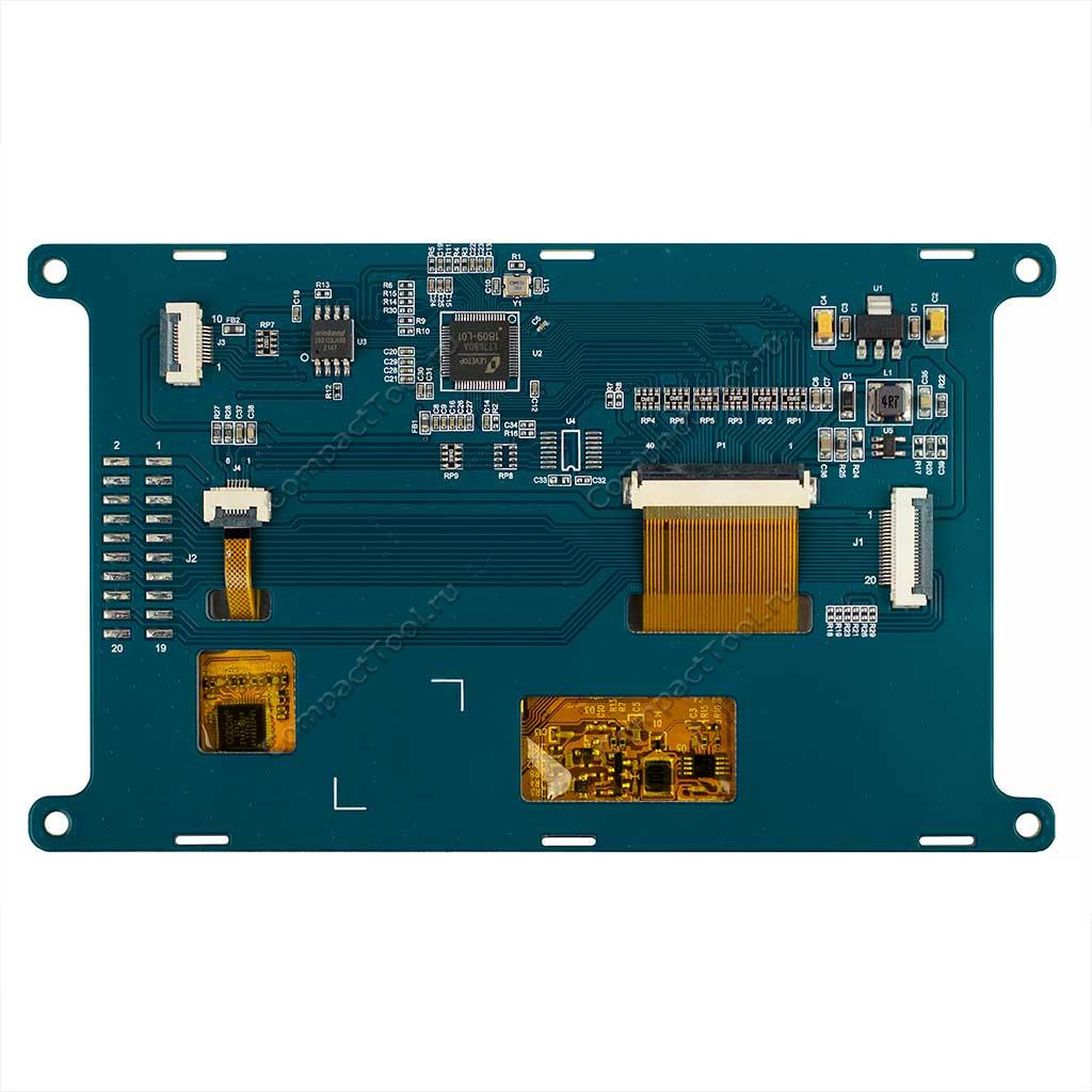 Экранный сенсорный модуль TFT LCD 5 дюймов 800RGBx480 c интерфейсом SPI/I2C WKS50WV009-WCT