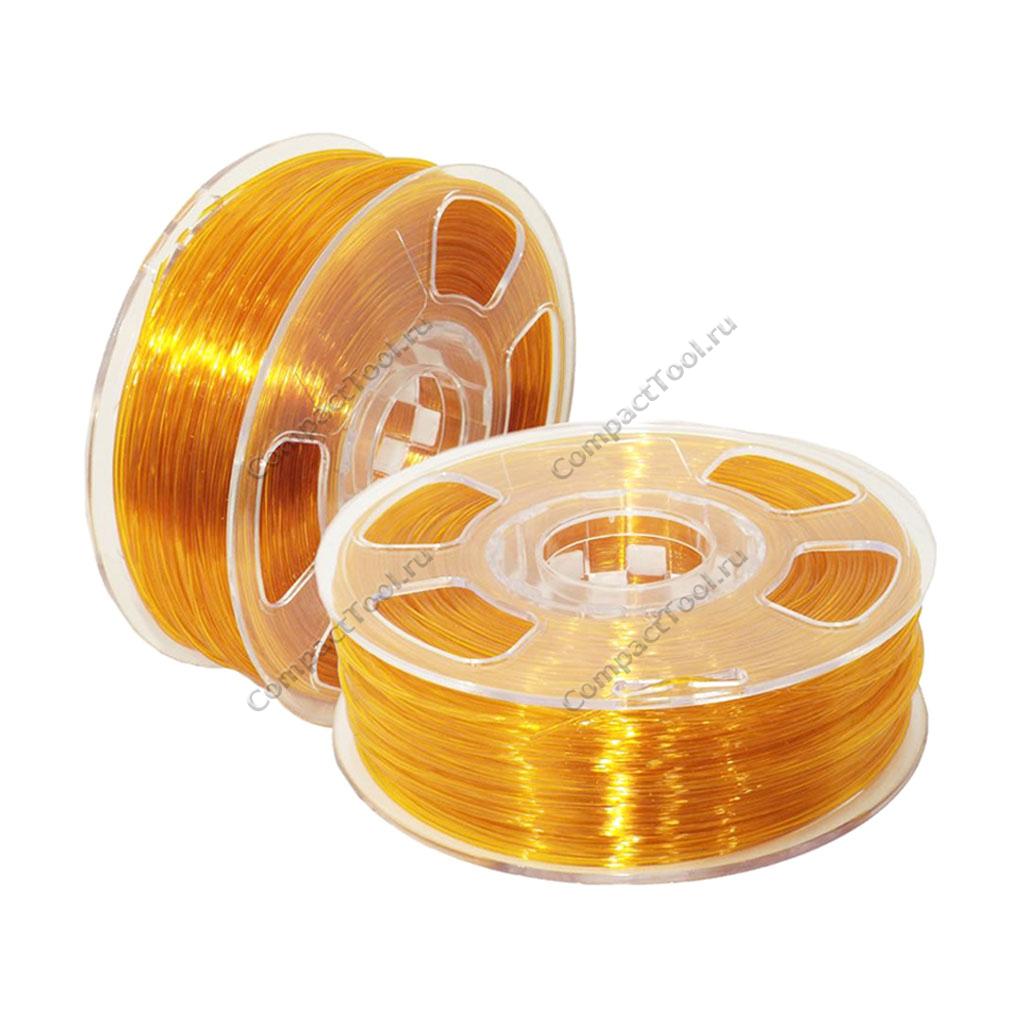 Филамент Geek Filament PETG Amber Transparent Янтарный 1.75 мм купить оптом и в розницу в СompactTool с доставкой по Москве и России