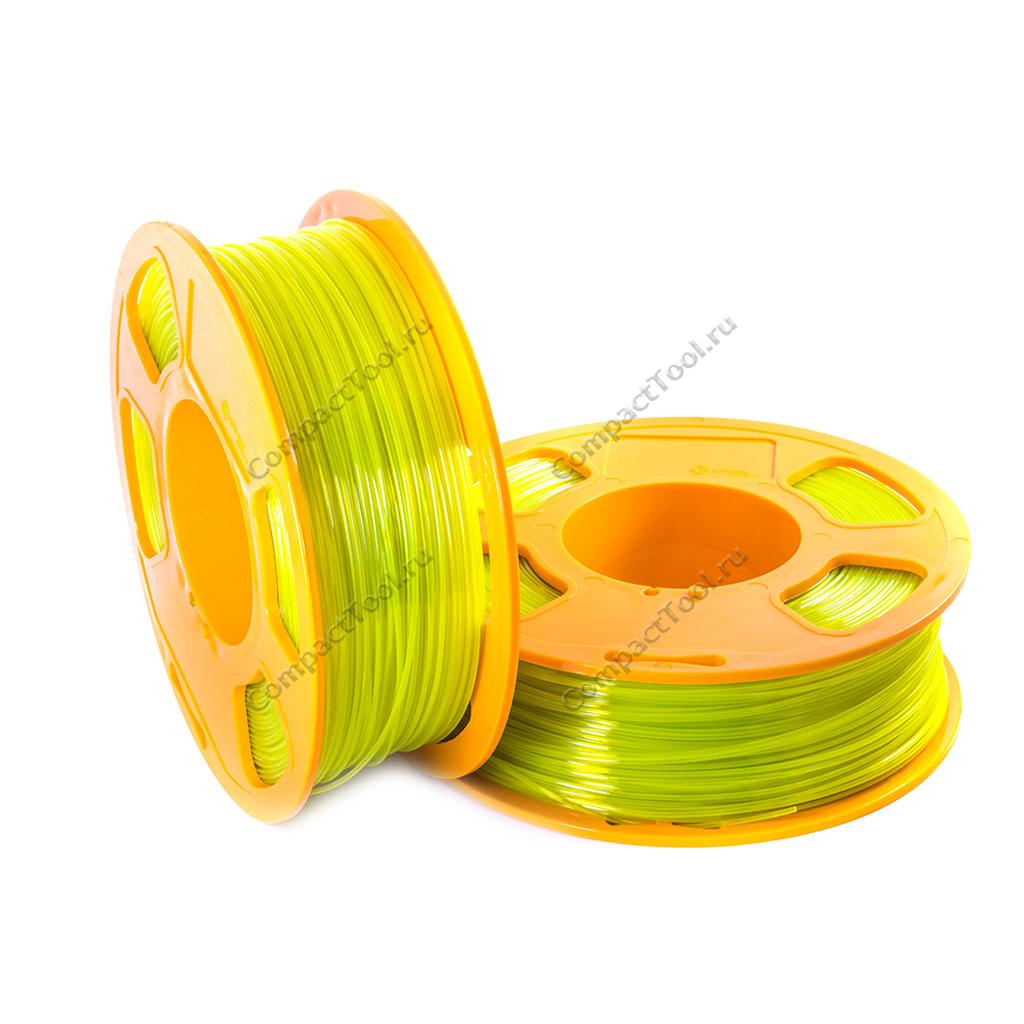 Geek Filament PETG. Sunshine Transparent / Жёлтый / 1.75 мм