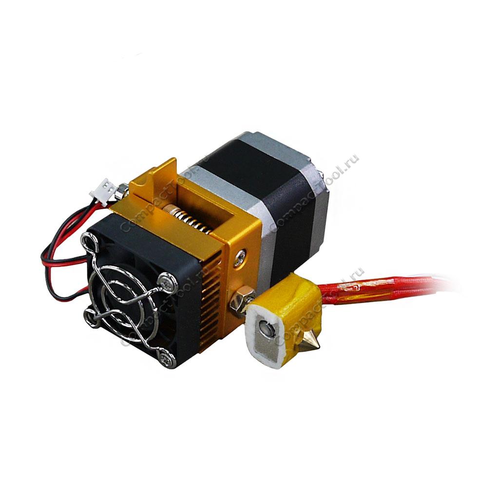 Extruder MK8 в сборе с мотором для 3D-принтера с радиатором и кулером