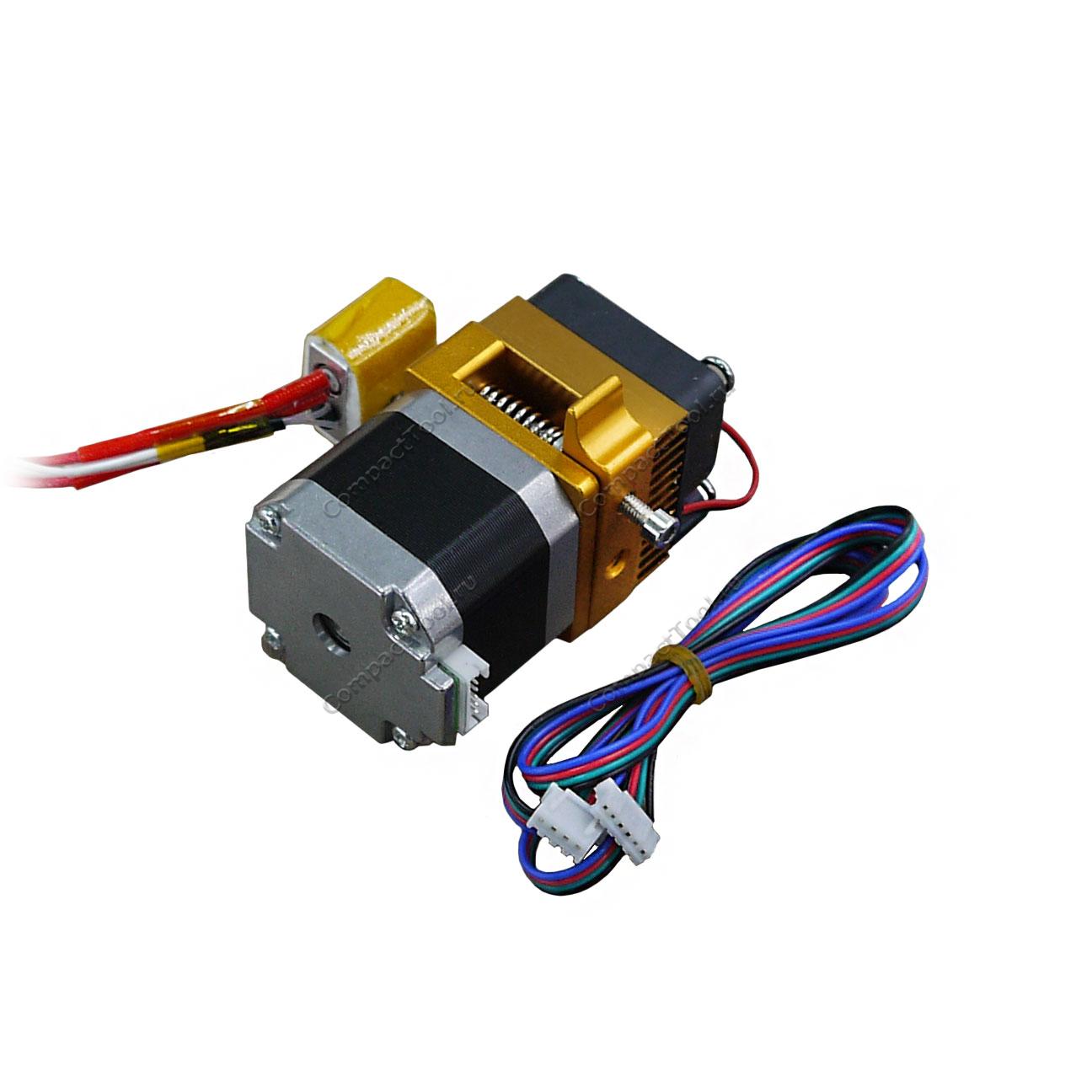 Extruder MK8 в сборе с мотором для 3D-принтера с радиатором и кулером