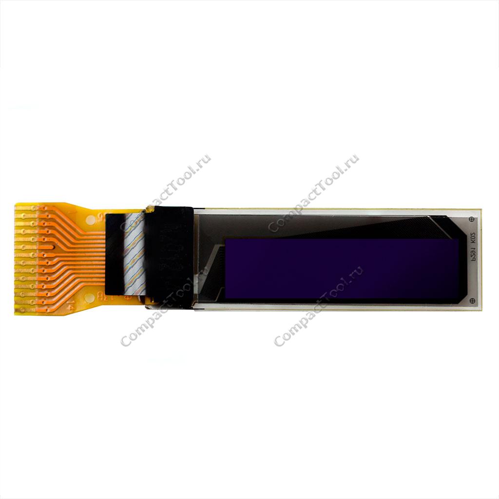 Монохромный OLED дисплей 0,69" I2C 96х16 пикселя