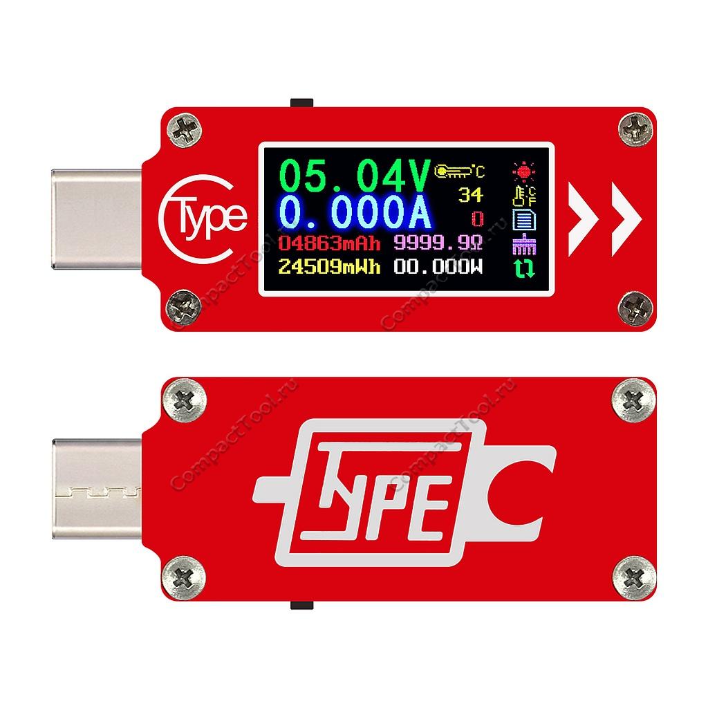 USB тестер Ruideng TC64 Type-C Tester купить оптом и в розницу в СompactTool с доставкой по Москве и России
