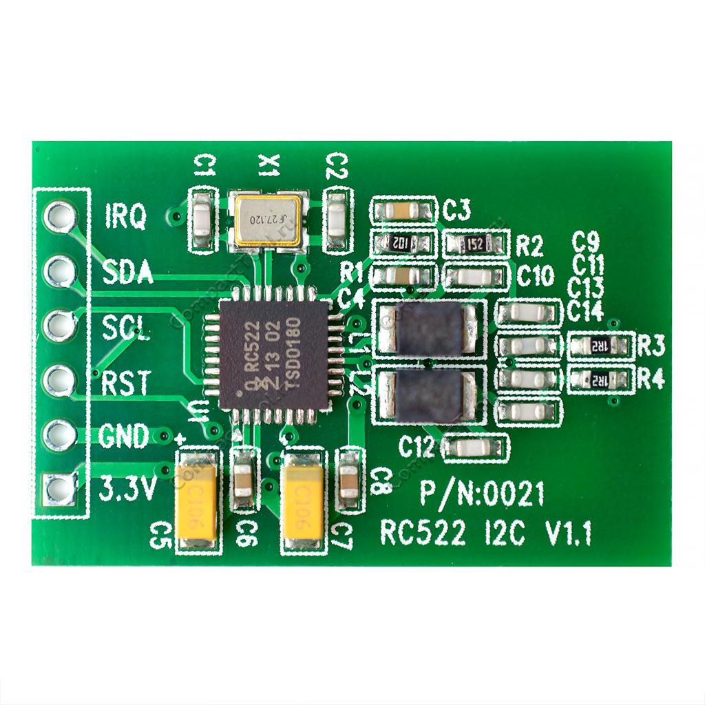 RFID ридер RC522 13,56 МГц I2C