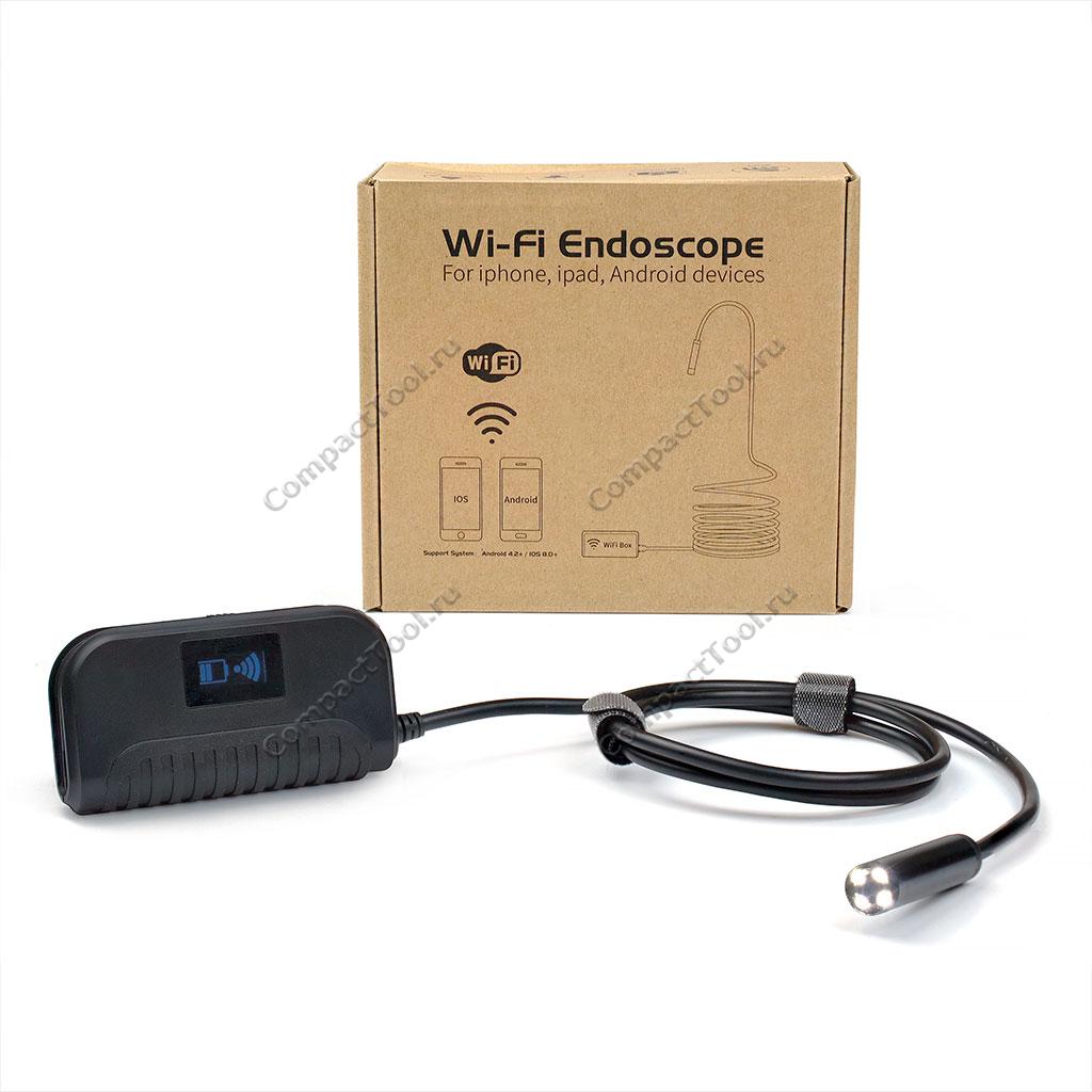 Эндоскоп-камера Inskam с Wi-Fi 1,3MP 1 метр жесткий шнур