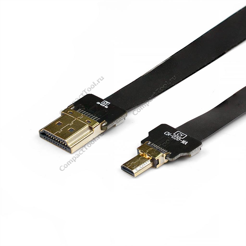 Кабель HDMI-MicroHDMI M-M шлейф 50 см