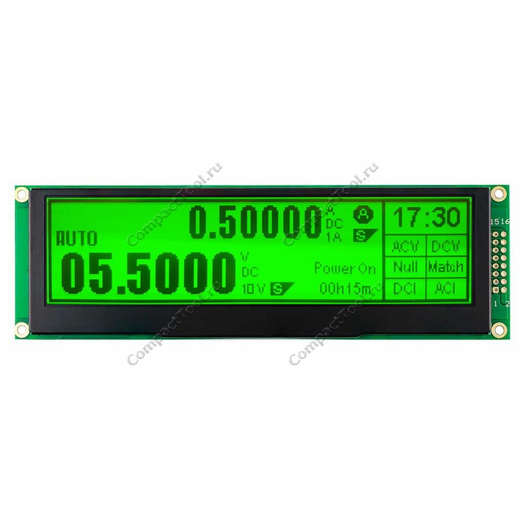 Дисплей 5.5" OLED 256х64 SPI/6800/8080 зеленый