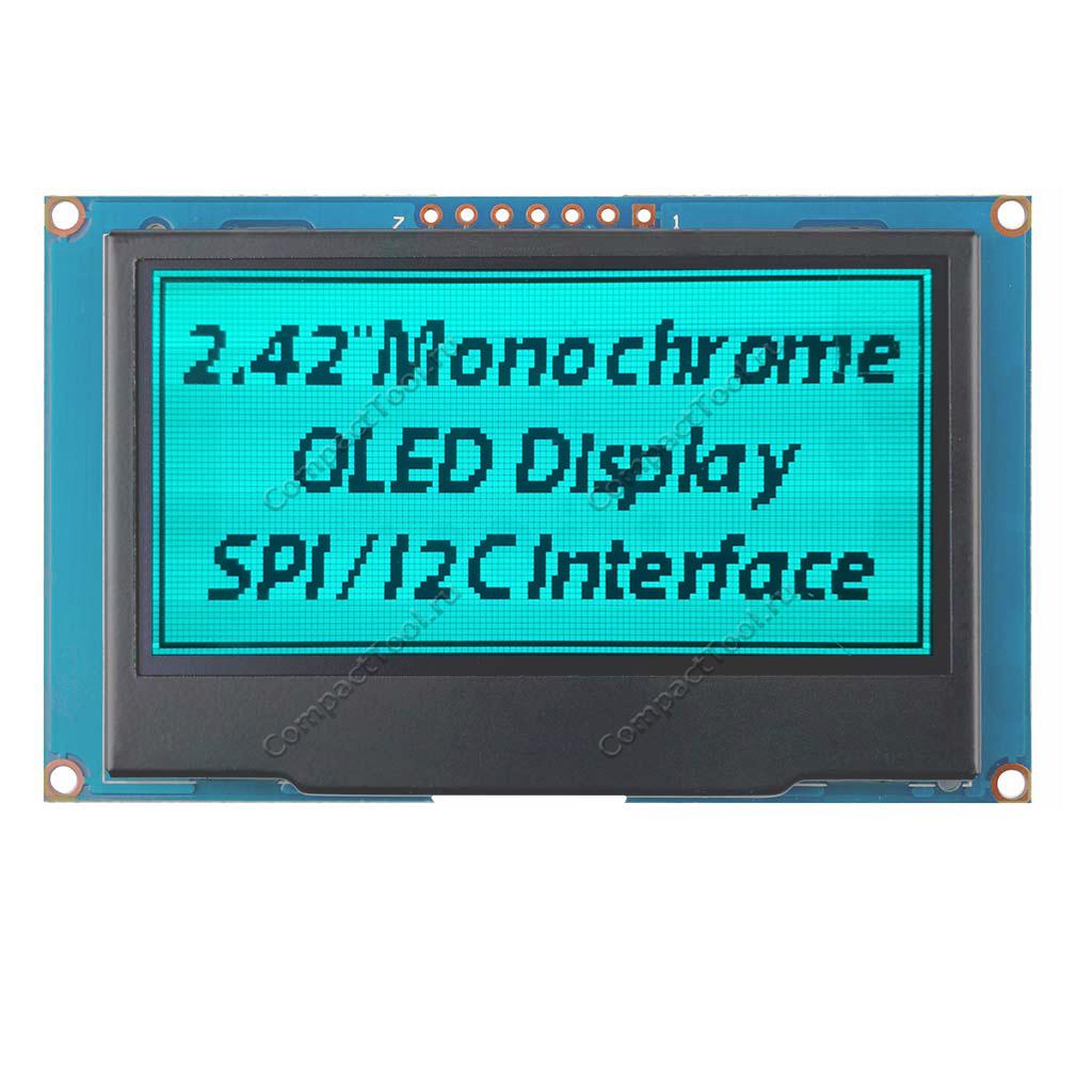 Дисплей OLED 2.42" 128*64 SPI/I2C синий