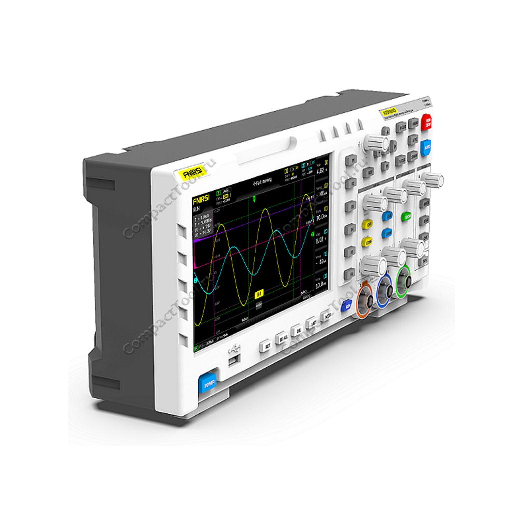 FNIRSI 1014D Настольный двухканальный осциллограф 100МГц 1Гс/сек с генератором DDS