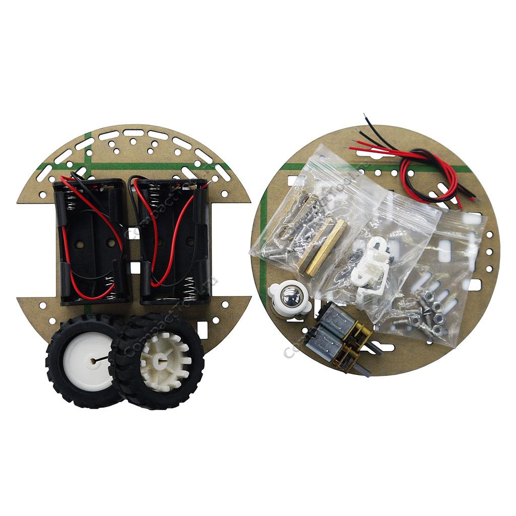 Шасси для робота 2WD Arduino RPi Mobile Robotic Platform купить оптом и в розницу в СompactTool с доставкой по Москве и России
