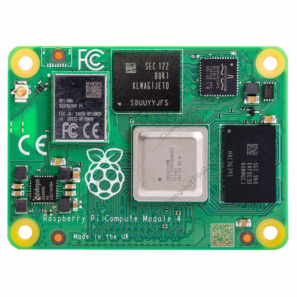 Raspberry Pi Compute Module 4 с WiFi, eMMC 16GB RAM 4GB