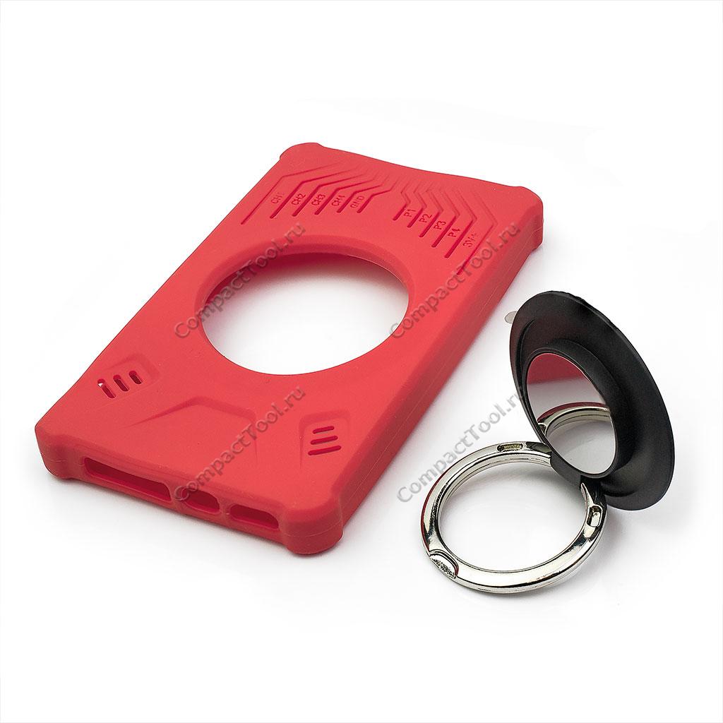 Чехол силиконовый для Miniware MiniDSO LA104 с держателем-кольцом