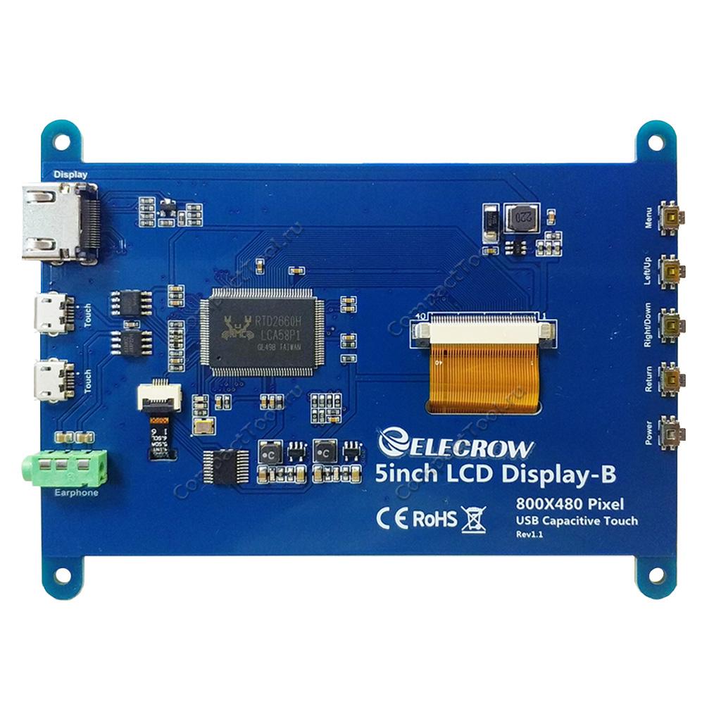 RC050 Elecrow Сенсорный TFT дисплей 5