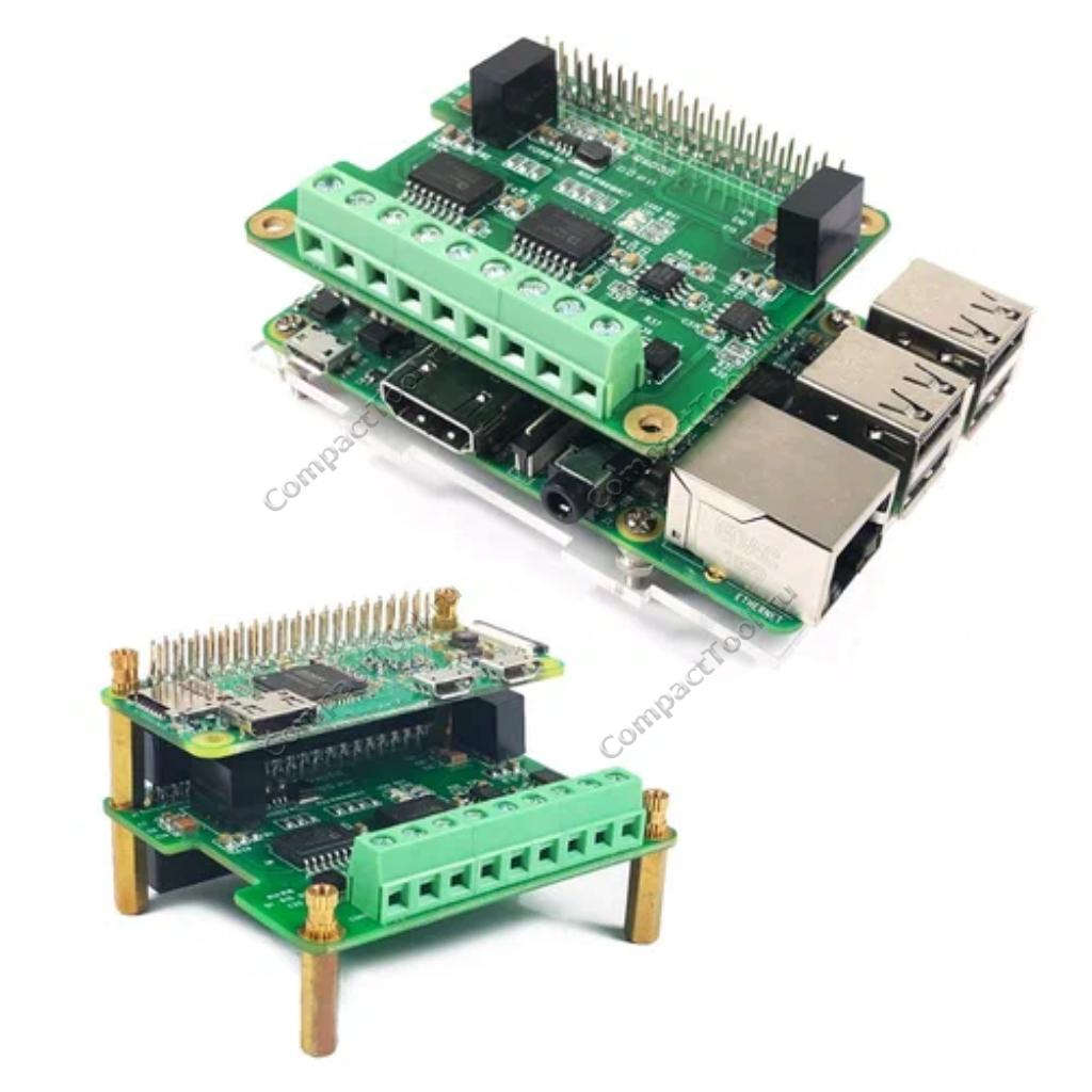 Модуль Geekworm 2xRS485 и CAN шина по интерфейсу SPI для Raspberry Pi