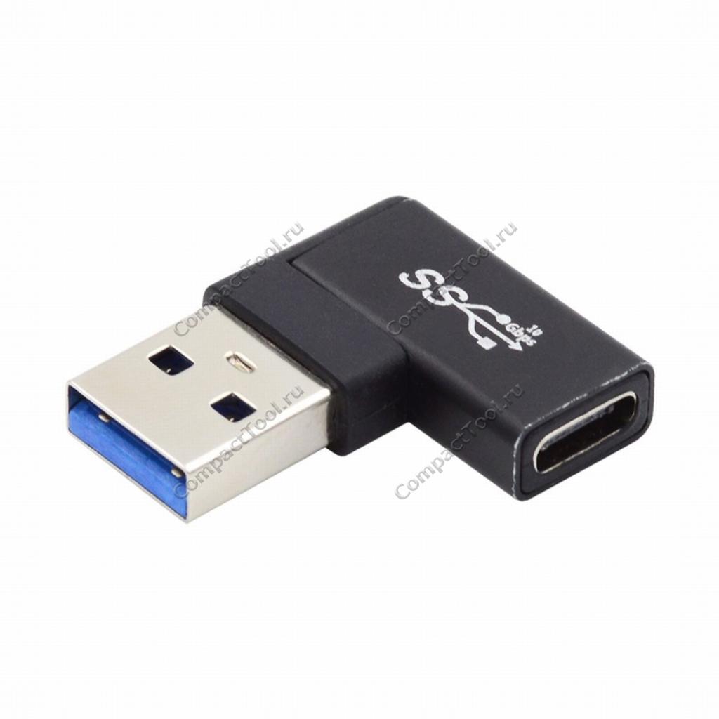 Переходник USB 3.1 to USB Type-C F (Flag)