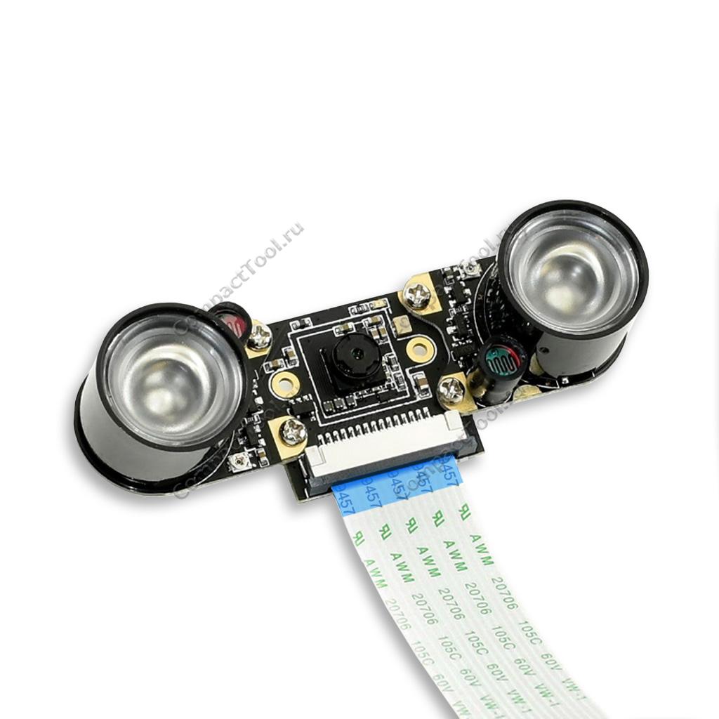Камера ночного видения IMX219IR 77 градусов для Raspberry Pi и Nvidia Jetson