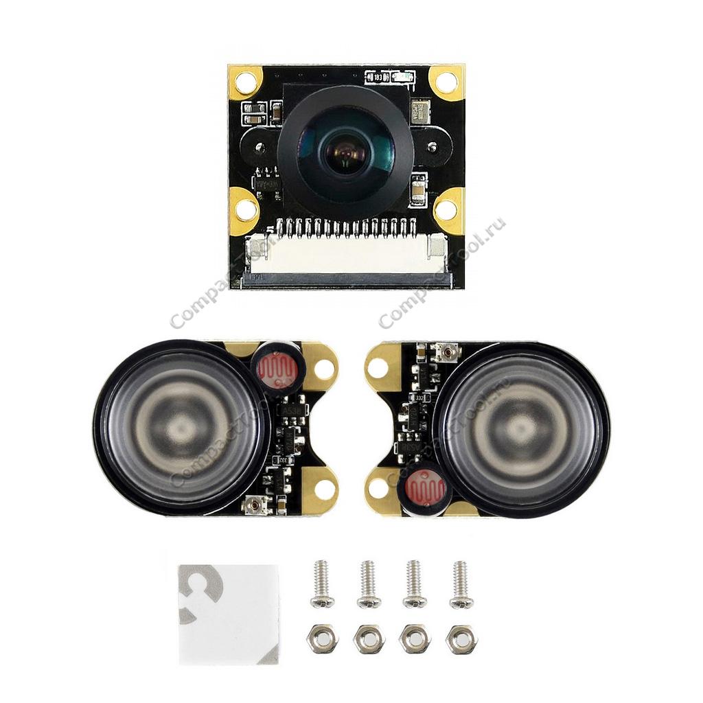 Камера ночного видения IMX219IR 160 градусов для Raspberry Pi и Nvidia Jetson