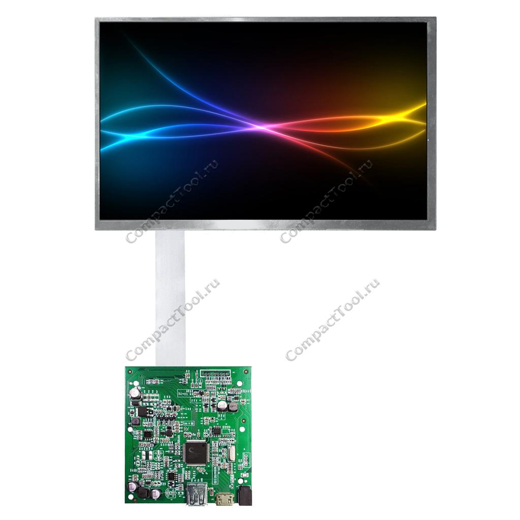 Дисплей тонкий 10.1" IPS TFT LCD 1280x800 HDMI