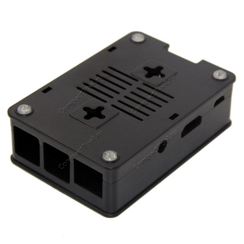 Корпус для Raspberry Pi 5 ABS-пластик черный