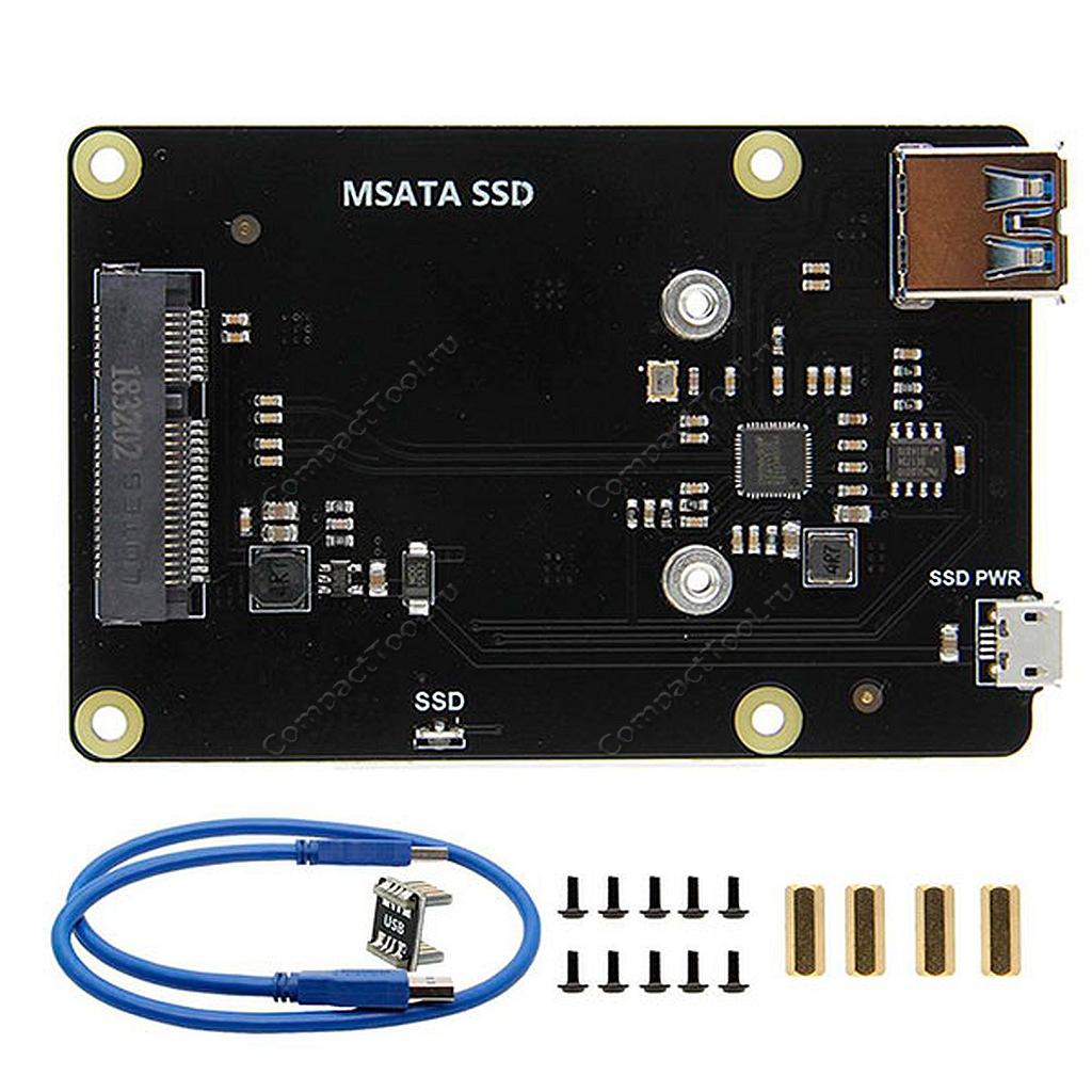 Плата расширения X850 V3.0 mSATA SSD