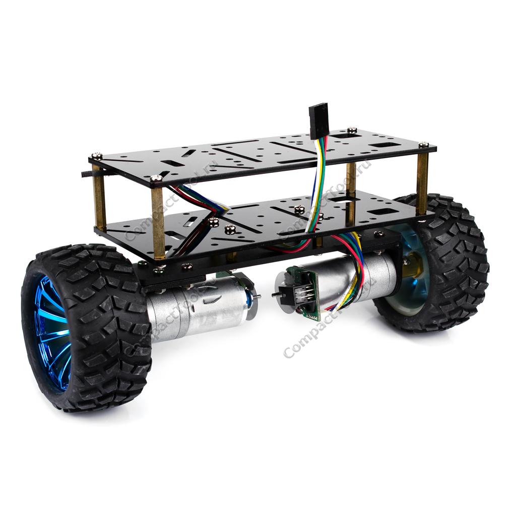2WD Шасси самобалансирующего робота на моторах 25GA370