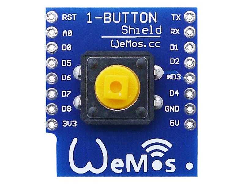 WeMos D1 Mini Модуль c тактовой кнопкой