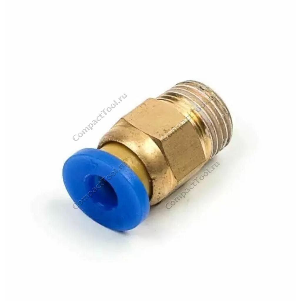 PC4-M10 фитинг для фиксации тефлоновой трубки в экструдере