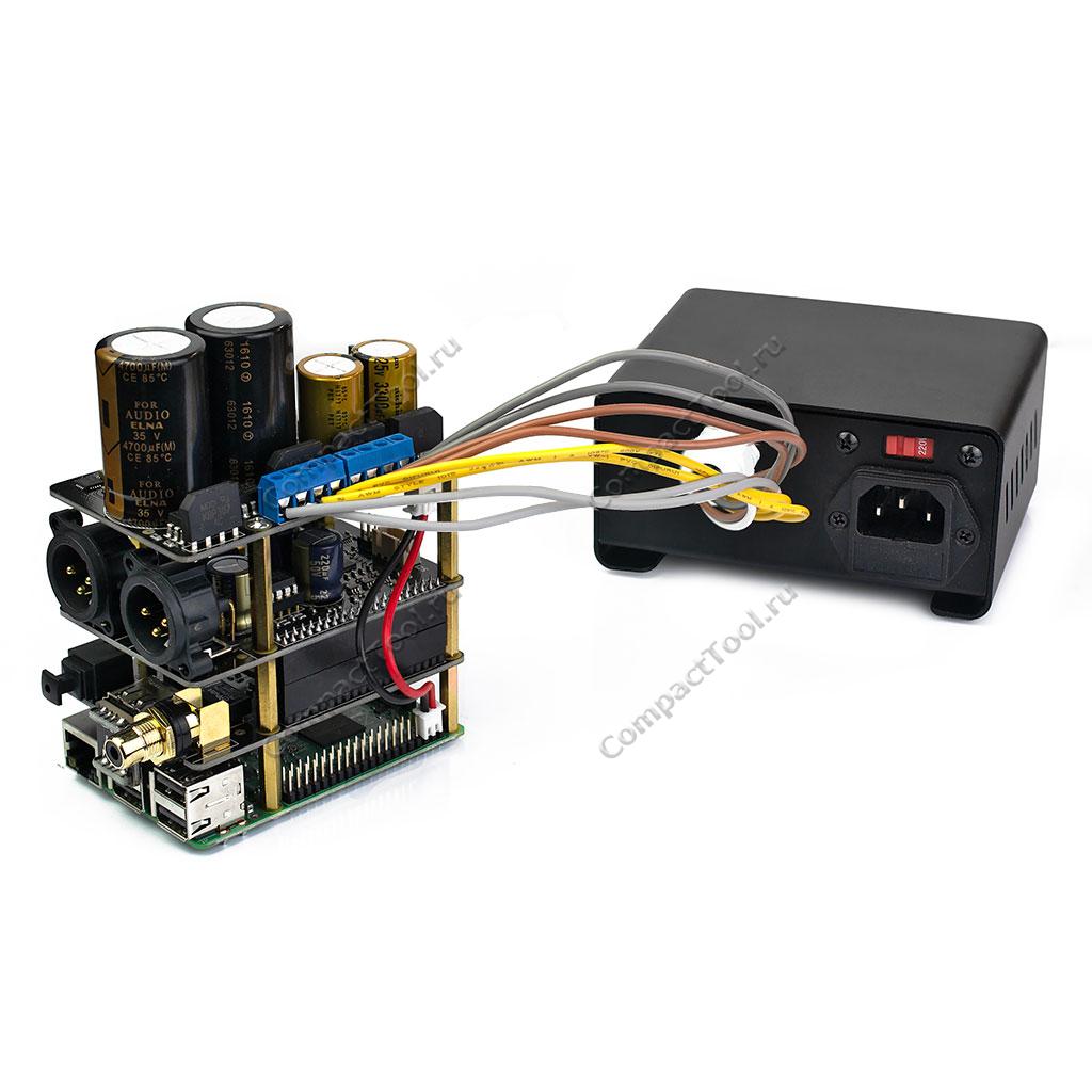 SupTronics X20-XLR(B) звуковая стерео система HiFi класса c ЦАП ES9028Q2