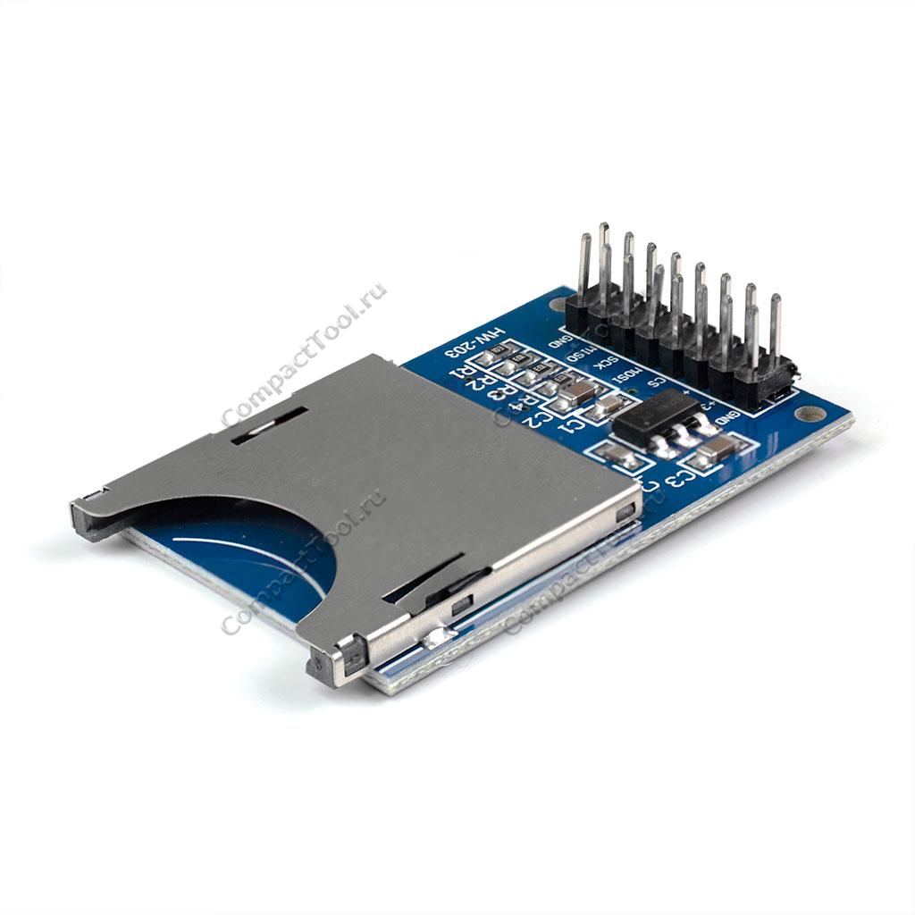 SD ридер для Arduino чтения и записи SD карт памяти