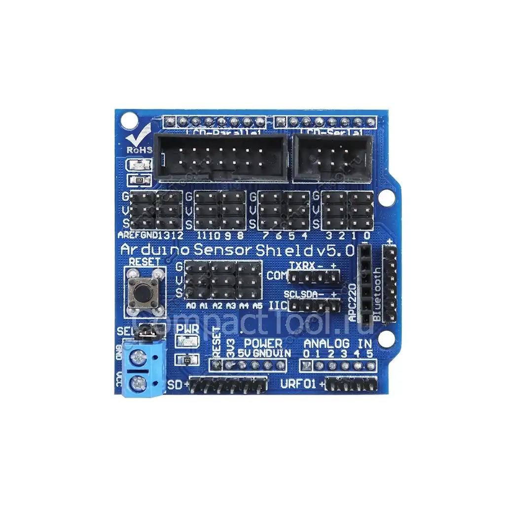 Купить sensor shield V5 для Arduino в Москве - цены, примеры, описание, доставка в ╦ CompactTool
