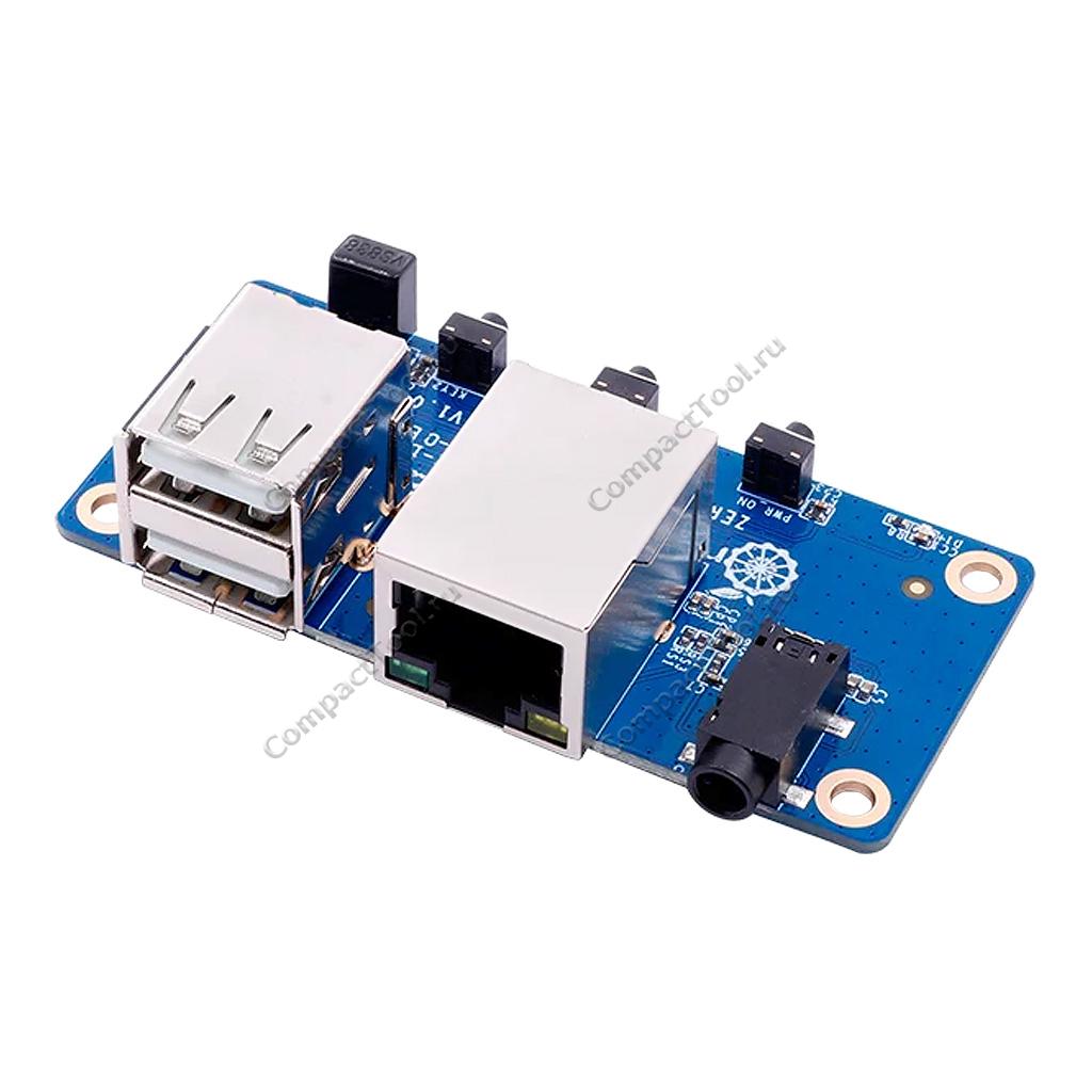 Плата расширения RJ45-USB-AUX-IR для Orange Pi Zero 2W