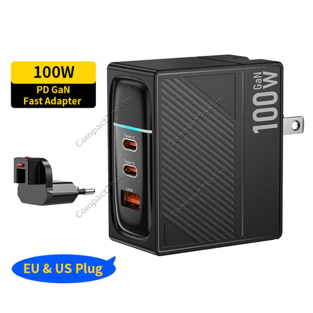 Блок питания FNiRSi 100W GaN PD Charging Head