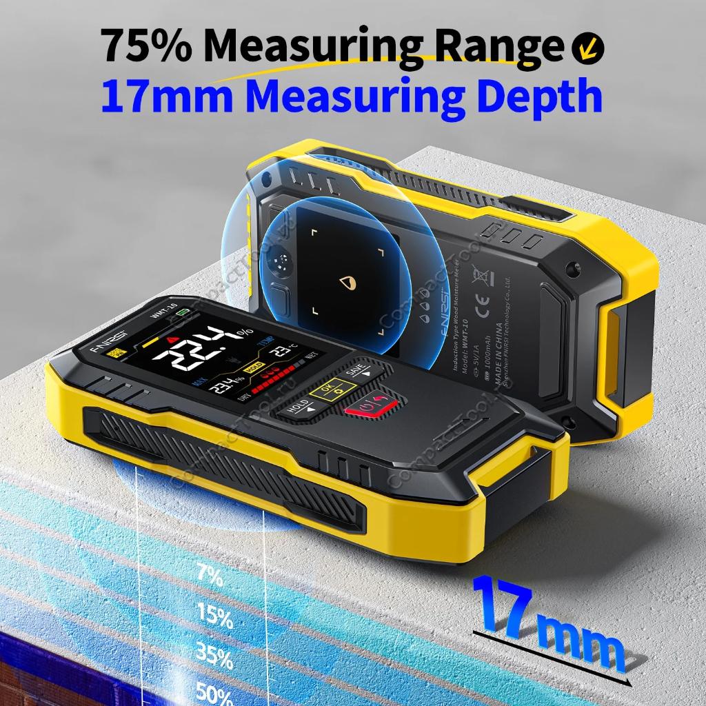 Измеритель влажности древесины FNiRSi WMT-01