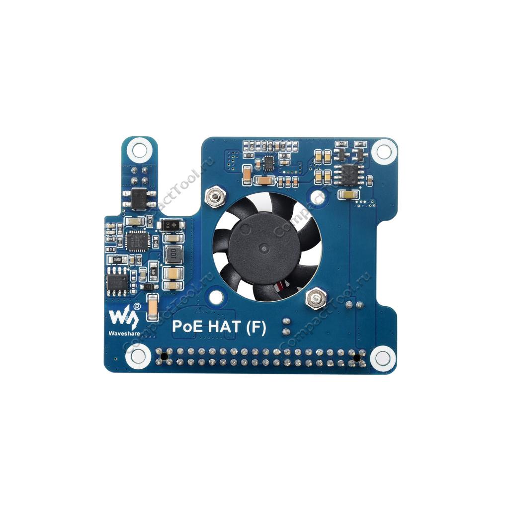 Плата расширения PoE HAT (F) для Raspberry Pi