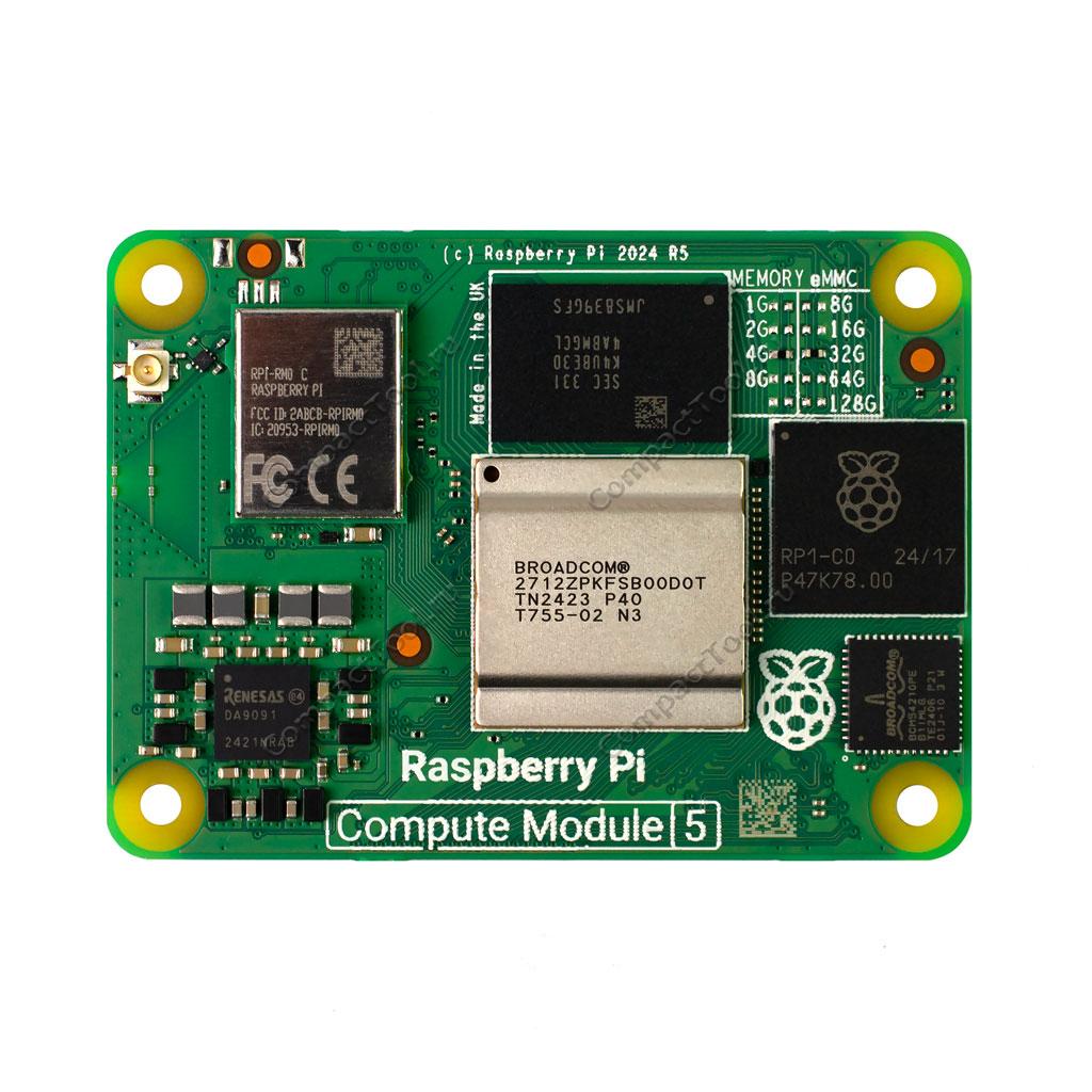 Вычислительный модуль Raspberry Pi CM5 ОЗУ 4ГБ eMMC 32ГБ