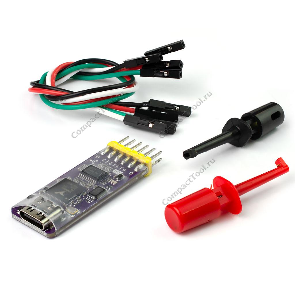 Логический анализатор WeAct LogicAnalyzer USB 24MHz 8-канальный FPGA-отладчик