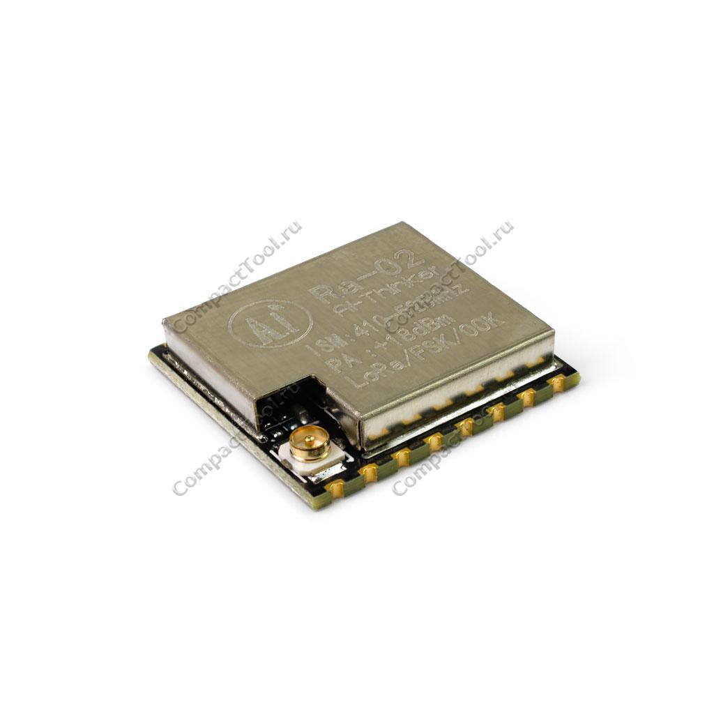 Беспроводный радиопередатчик AI-Thinker RA-02 433МГц на чипе LoRa SX1278 10км